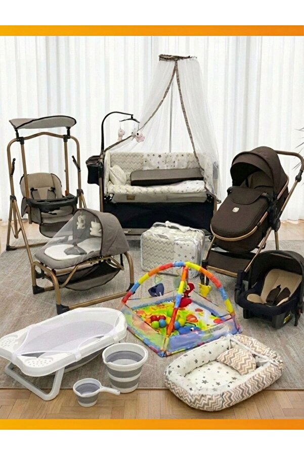 modabebekler 23 Parça Bebek Çeyizi Bebeğiniz Için Mükemmel Hazırlık 2 Yıl Garantili Tam Set