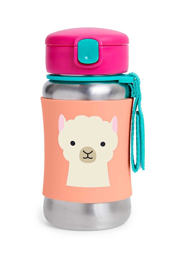 Skip Hop Zoo Paslanmaz Çelik Pipetli Suluk Lama