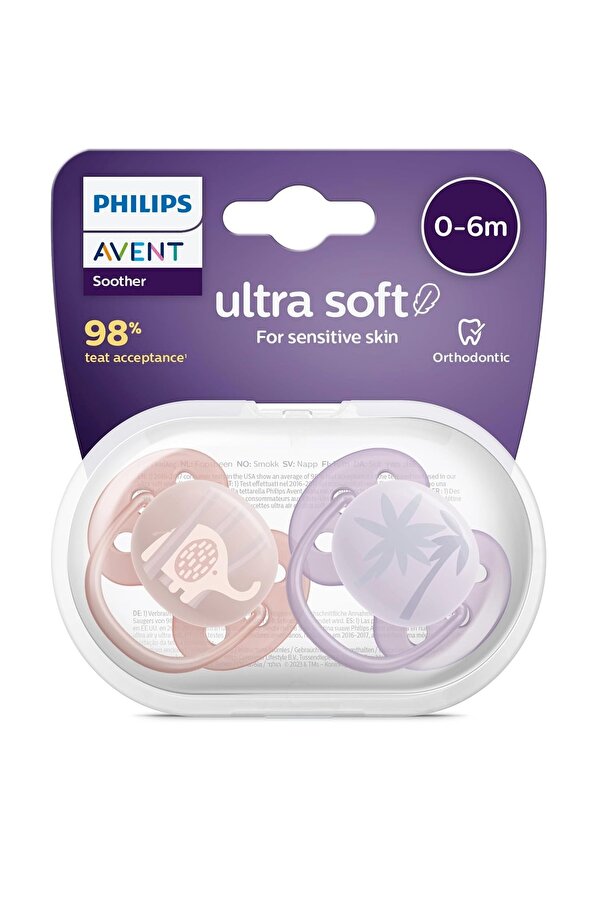 Hype Store Ultra Soft Emzik 0-6 Ay, 2'li Paket, Kız