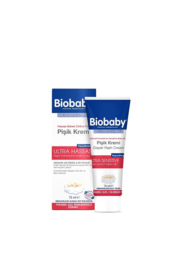 Hype Store Biobaby Bebekler ve Çocuklar için Pişik Kremi (75 ml)