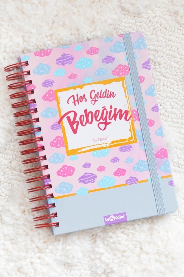 Hype Store LE COLOR Bebek Anı ve Anne Hamile Günlüğü Albüm Defter Pembe