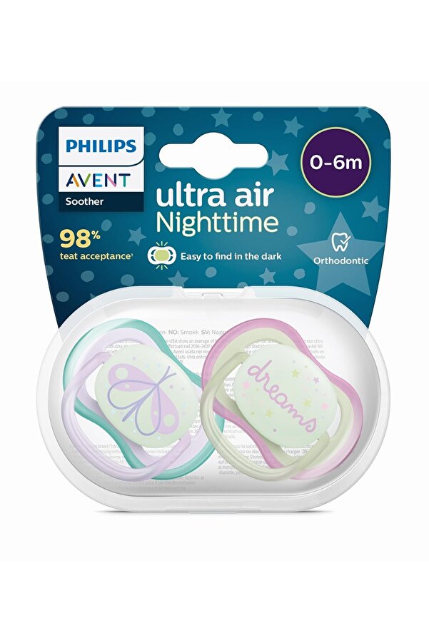 Hype Store Ultra Air Gece Emziği 0-6 Ay, 2'li Paket, Kız