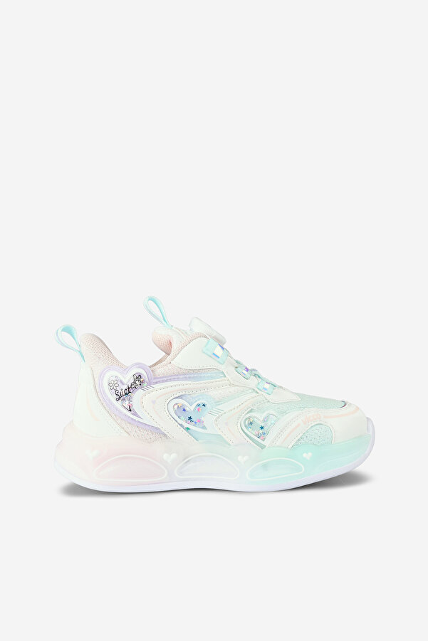 Vicco Benetti Işıklı Kız Okul Öncesi Beyaz Sneaker