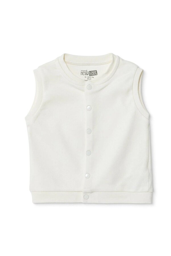 ebebek Hello Baby HelloBaby HelloBaby, Kız, Basic Yelek, Çıtçıtlı, Bisiklet Yaka, Atlet