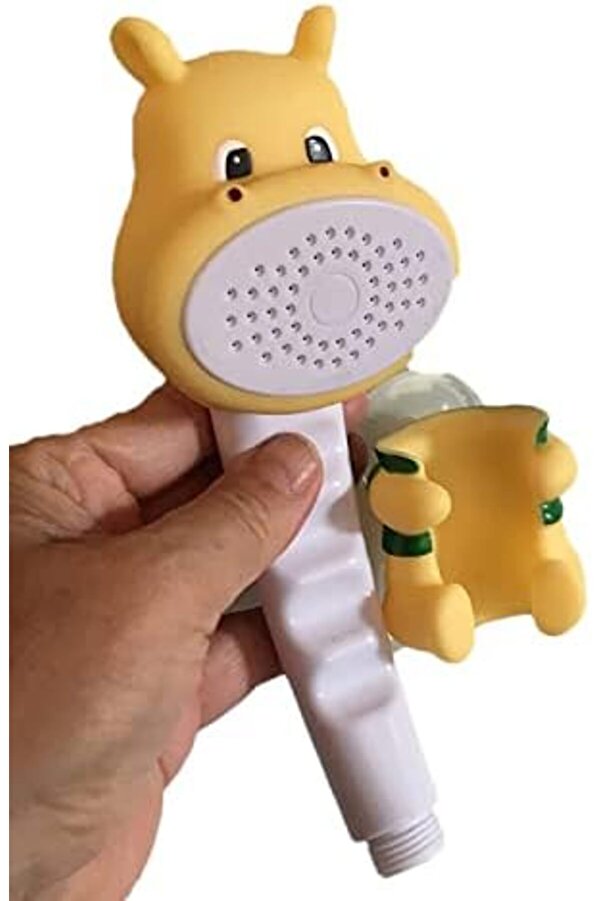 esplendor espshopx Sevimli Hayvan Figürlü Bebek Duş Başlığı – Annelerin Yardımcısı Eğitici Banyo Oyuncağı, Kol