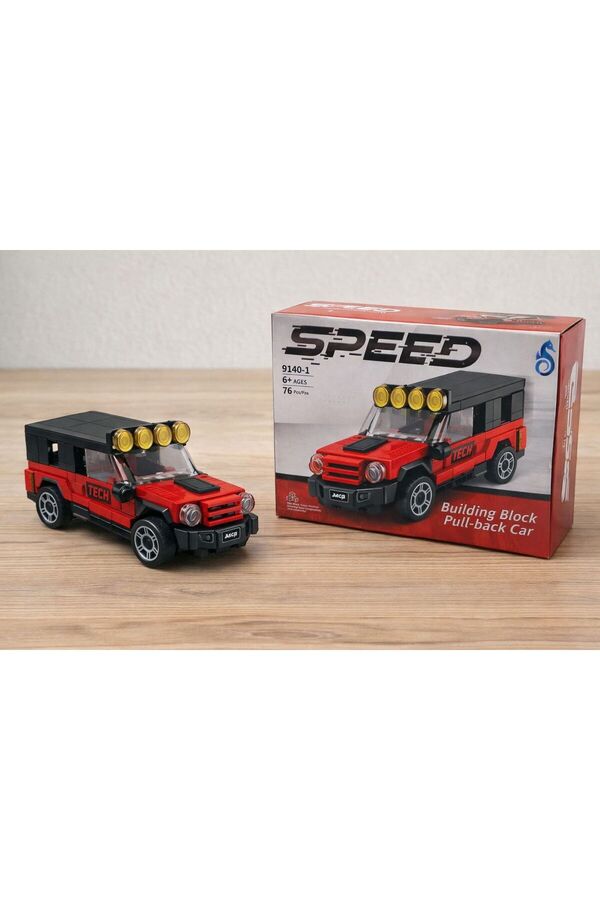Balonsan Speed Buıldıng Block Çek Bırak Lego Araba