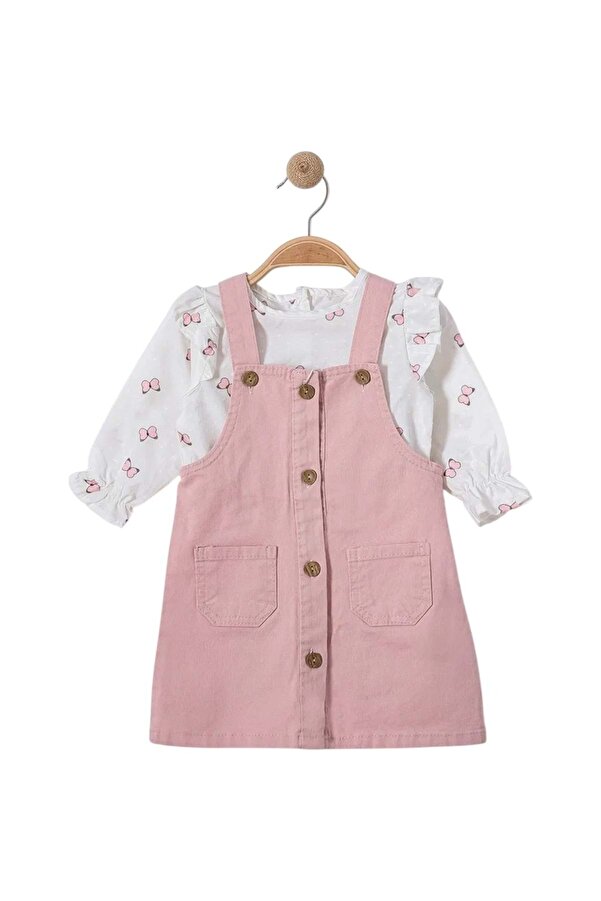 gültekin bebe Oryeda Baskılı Gömlekli Kız Jile 9-24 Aylık -447542353 - PEMBE