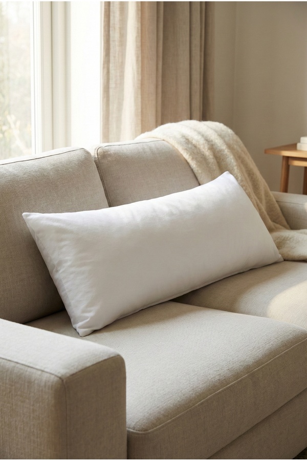 NESCO Uzun Yastık, Hamile Yastığı, Yan Yatış Yastığı , Dekoratif Uzun Yastık 50 X 120 cm