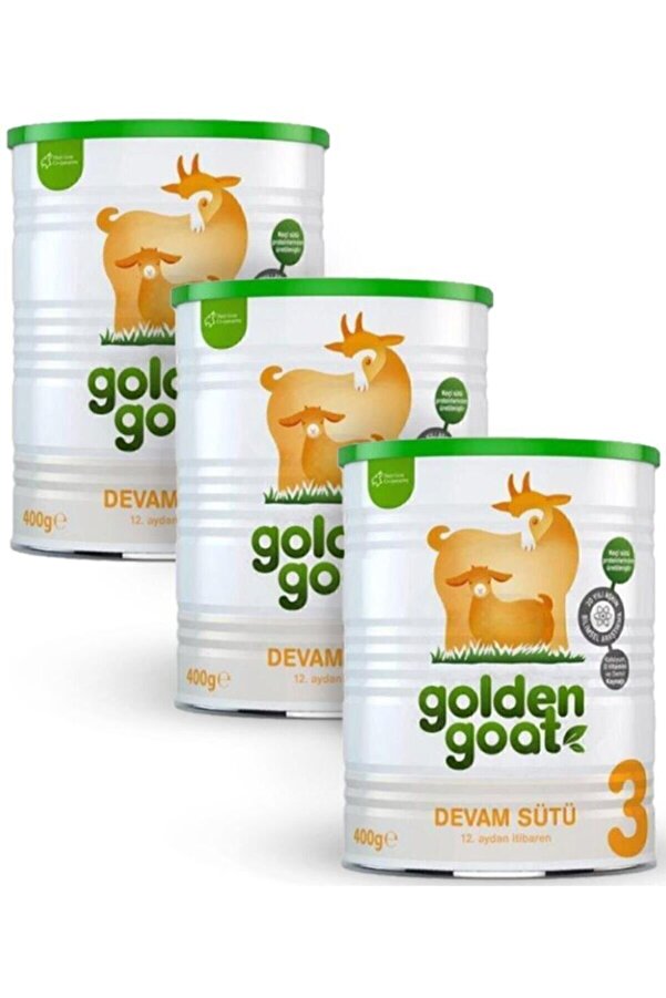 Golden Goat 3 Keçi Devam Sütü 400 gr x 3 Adet