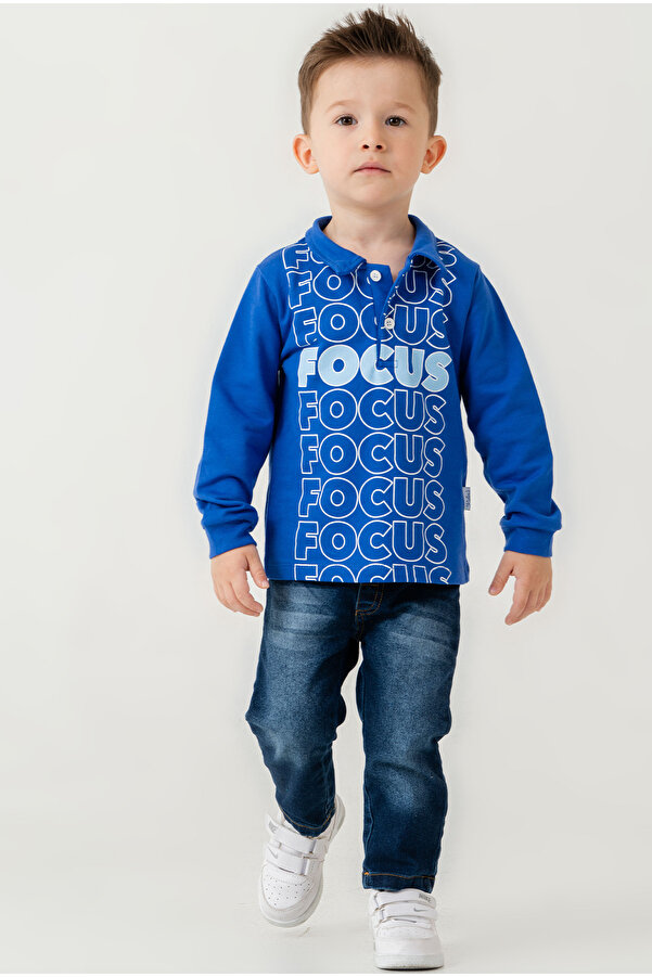 Kidex’s Baby Bebek Polo Kot Pantolonlu Pamuklu Bayram Doğum Günü Düğün Nişan Mevlüt