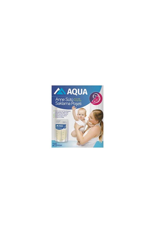 Aqua ANNE SÜTÜ SAKLAMA POŞETİ 25 ADET