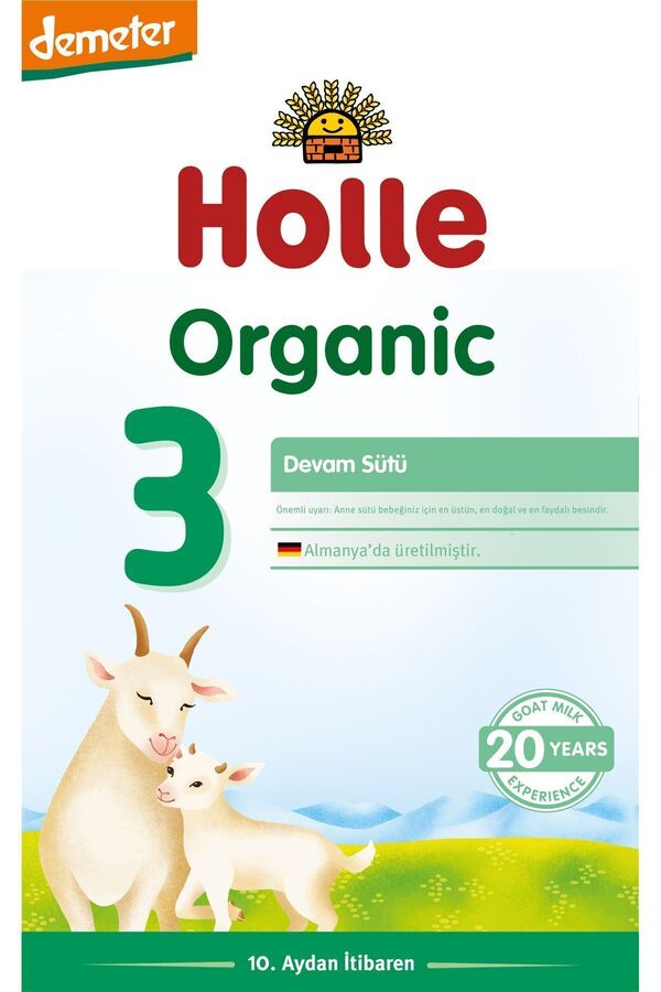 Holle ORGANİK KEÇİ 3 DEVAM SÜTÜ 400 GR