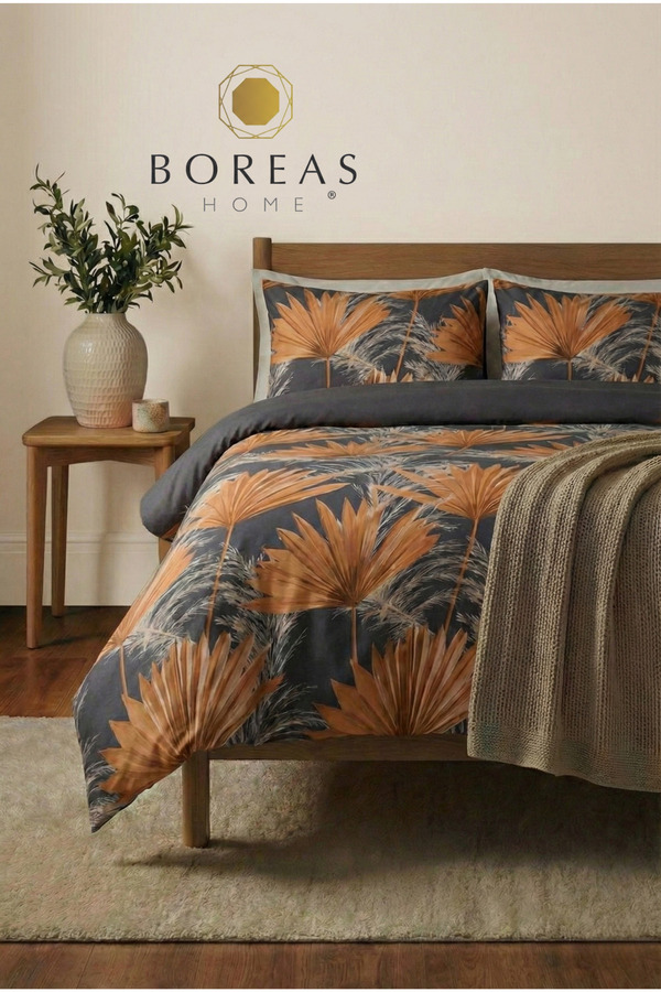 Boreas Home Bella Premium Lastikli Çarşaflı Çift Nevresim Takımı 4 Parça