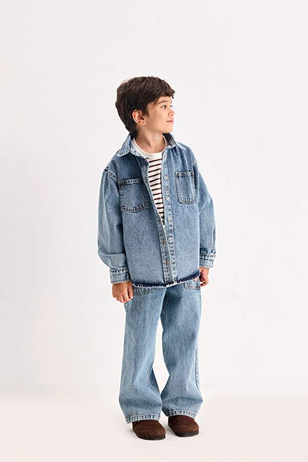 Marvy Noa Mavi Denim Gömlek