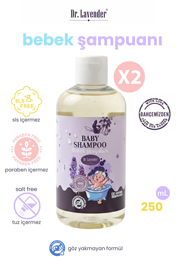 Gallipoli Lavender Lavanta Yağlı Bebek Şampuanı 250 ml 2’li – Nazik Temizlik ve Bakım