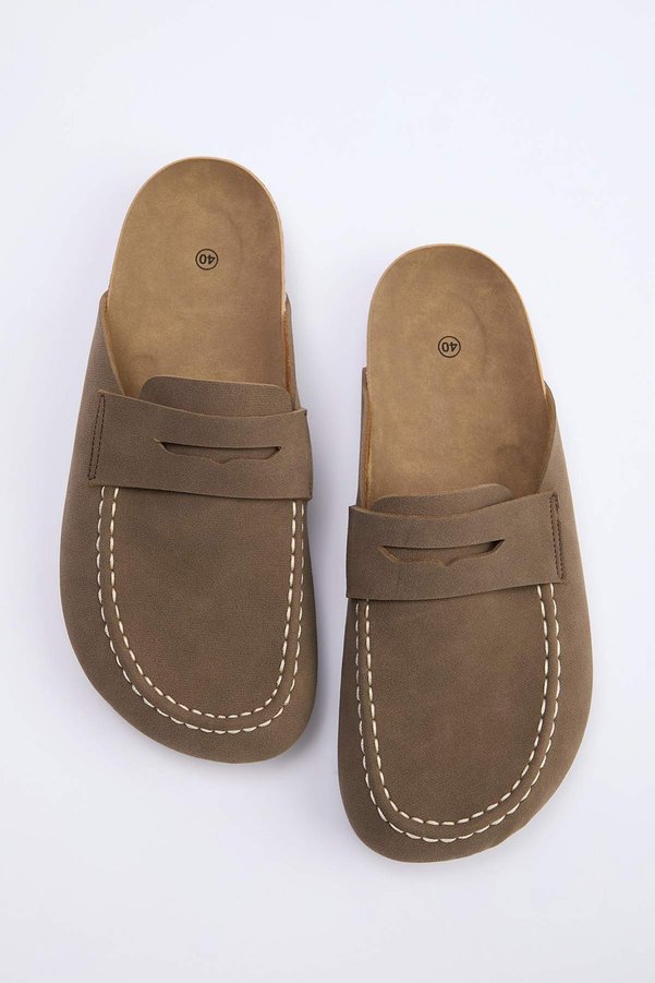 Trendyol Shoes Mink Men's Sabo Slippers Takss26Te00008