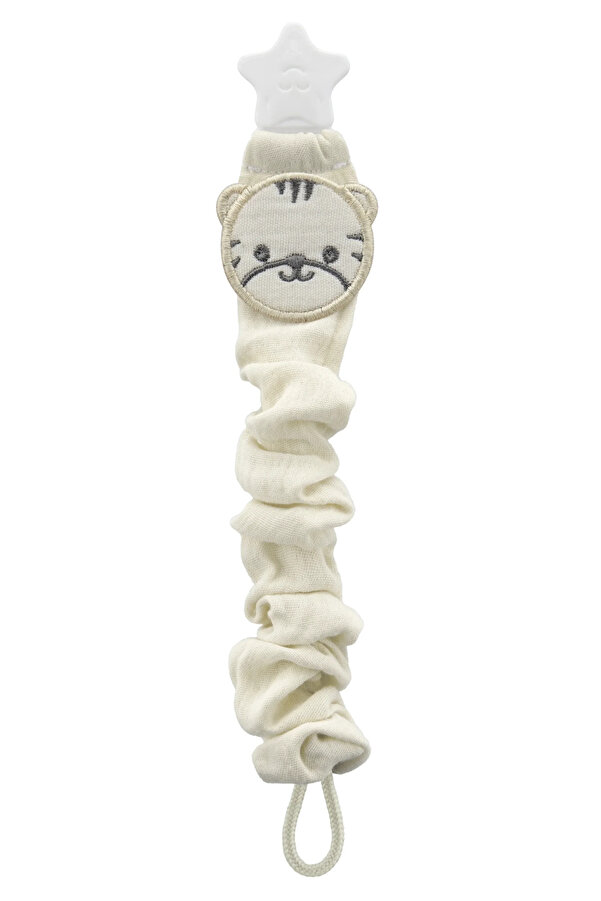 Babyjem Bürümcüklü Emzik Askısı Ekru