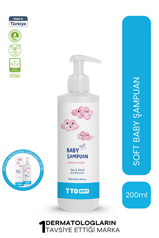 TTO Soft Bebek Şampuanı 200ml