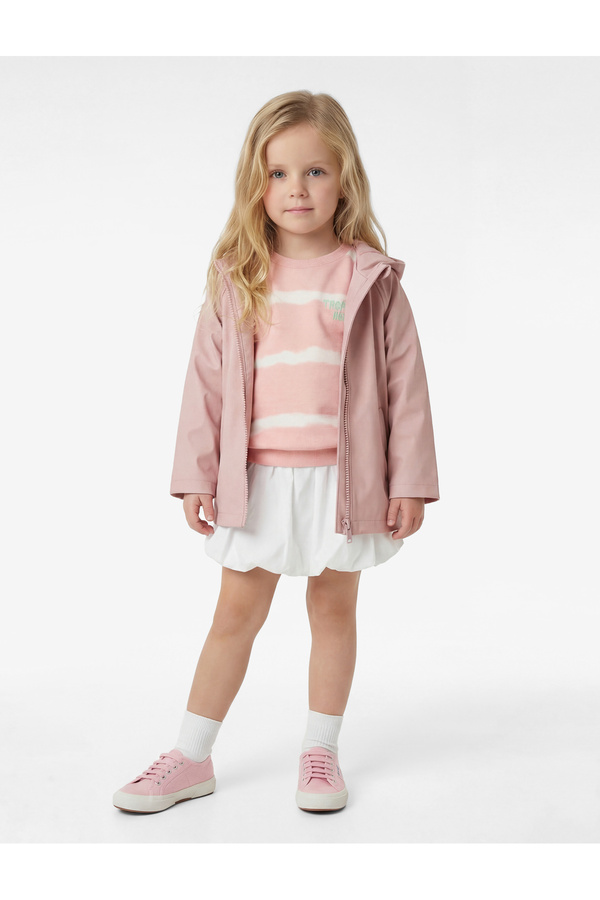 Koton Uzun Kollu Cepli Kapşonlu Mevsimlik Mont