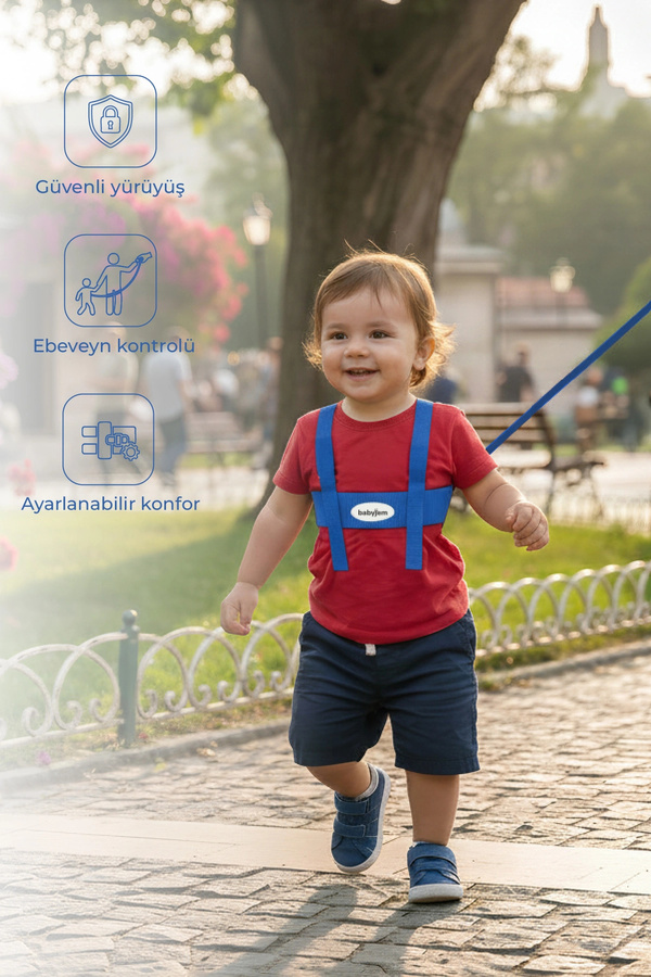 Babyjem Çocuk Güvenlik Kemeri 216 Mavi