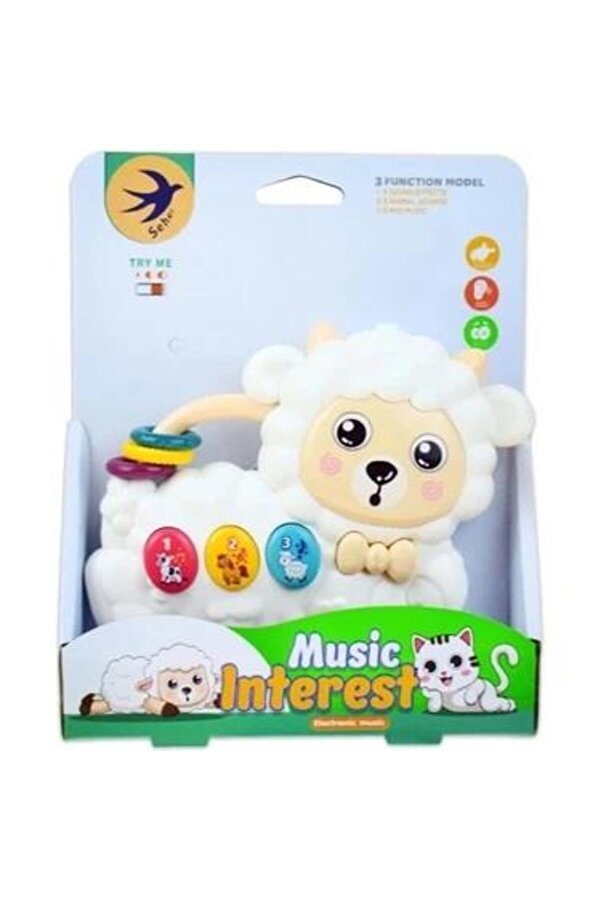 NW NessiWorld 855-201D PİLLİ MÜZİKLİ KUZU -ZRV