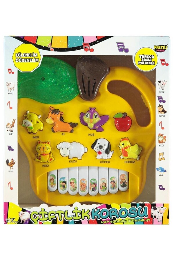 NW NessiWorld Prestij Kutulu Hayvanlı Pilli Elmalı Piano