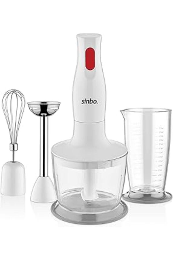 SHC42000 Sinbo Shb-3147 Blender Seti, 3'Ü 1 Arada, 350W Turbo Fonksiyonlu , Paslanmaz Çelik Doğrayıcı, E