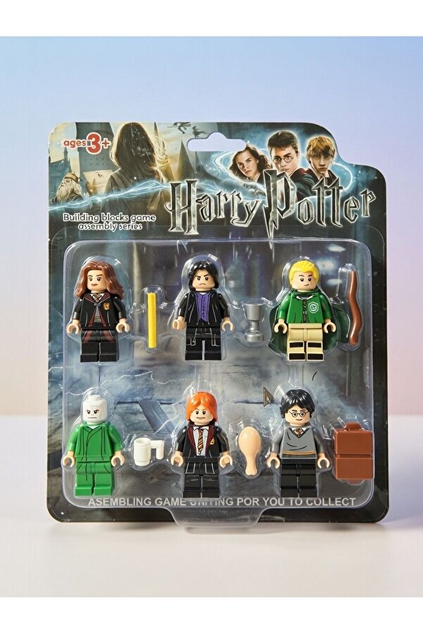 Natavanbutık Harry Potter - 🪄✨ Sihirli Okul Kahramanları Blok Figür Seti 🏰🧙‍♂️