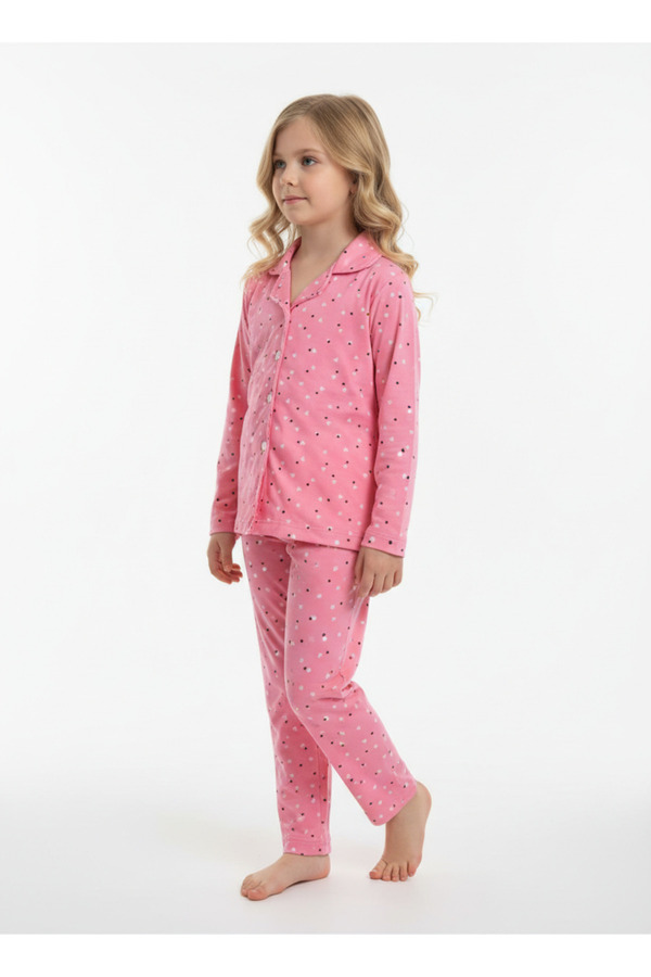 DANBİ Kız Çocuk 4,5,6,7,8,9,10,11 Yaş Mevsimlik Pijama Takımı