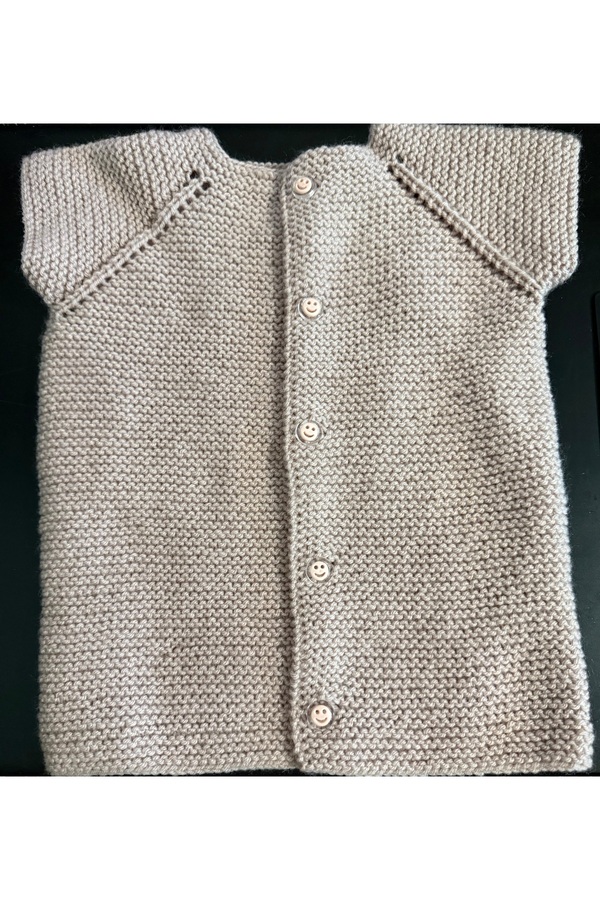 ADA HOME COLLECTION SHOP BEBEK ÖRGÜ YELEK GRİ