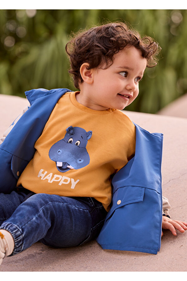 Mayoral Erkek Bebek Desenli Sweatshirt 1402