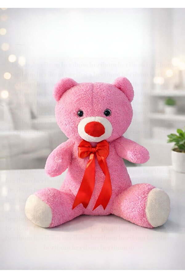 Legosh Peluş Ayıcık Papyonlu Hediyelik Ayı