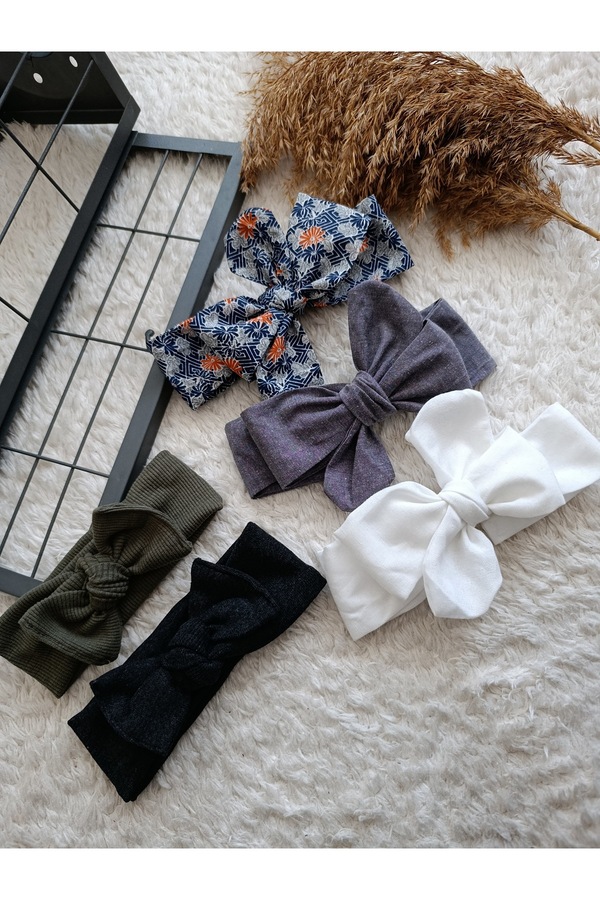 BAHNUR 5'li Bebek Bandana Seti