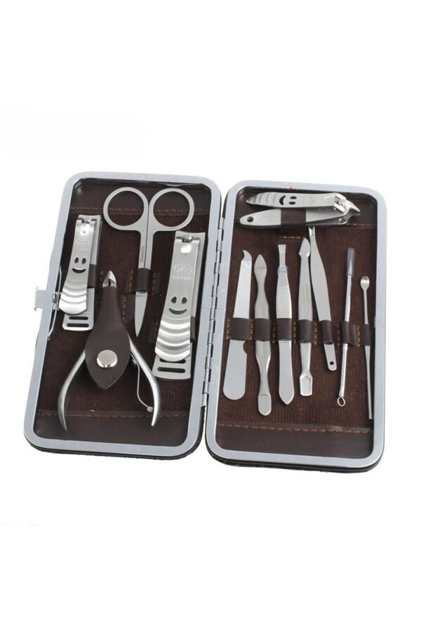 AyrStore 12 li Manikür Seti Çantalı