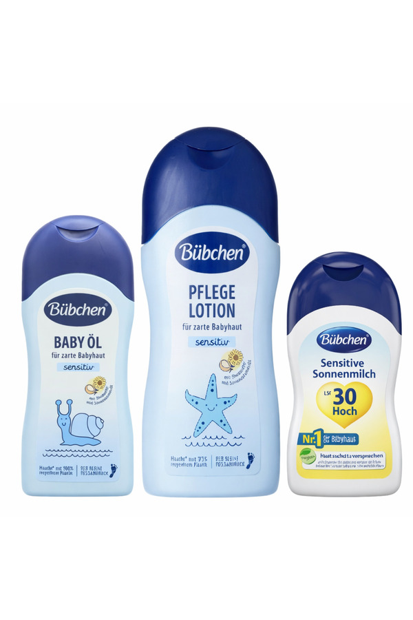 Bübchen Bebek Yağı (Baby Öl) 200ml + Bebek Bakım Losyonu 400ml + Bebek Güneş Losyonu LSF 30 150 ml