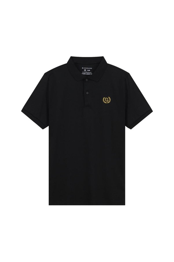 Giordano Men’s Slim Fit Liquid Touch Cotton Interlock Polo