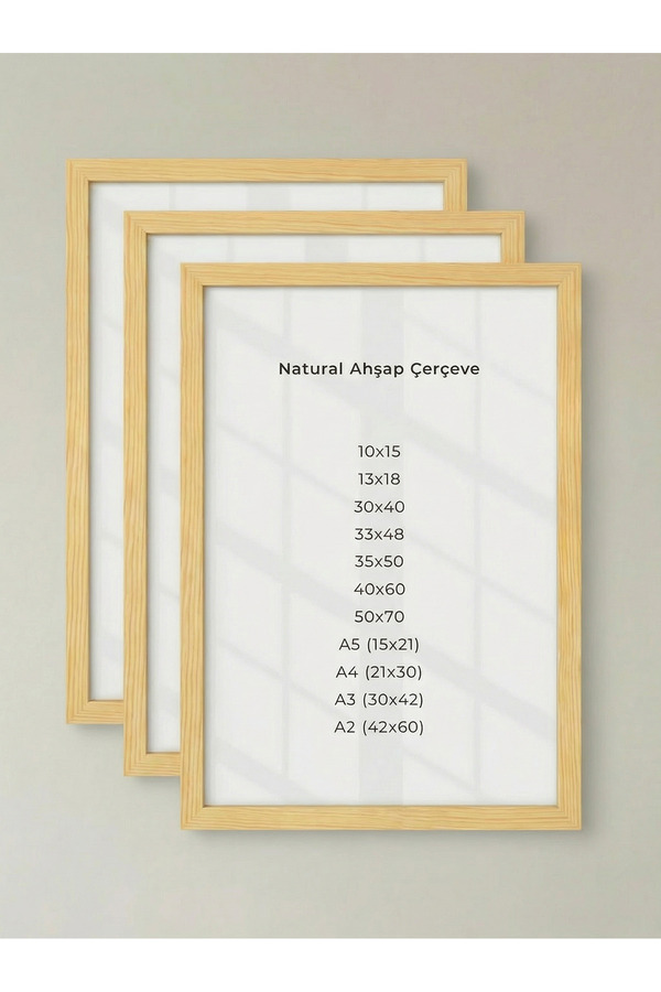 huhuli Ahşap Tablo Çerçevesi, Fotoğraf, Sertifika, Poster, Puzzle, Bebek Odası Çerçevesi