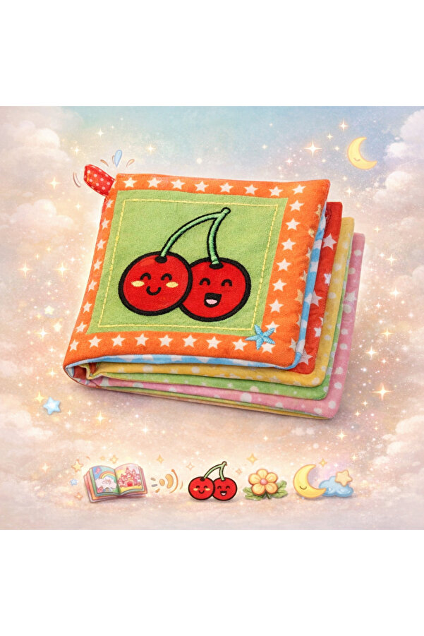 Sozzy Toys Toys Kirazlı Nakışlı Hikaye Kitabım
