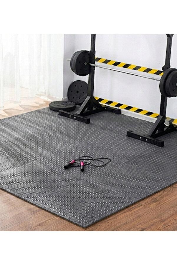 CARPAZAR Damla Desen Tatami Eva Spor Yoga Pilates Oyun Matı Halısı Minderi Puzzle 50x50 13mm 8 Adet 100x200