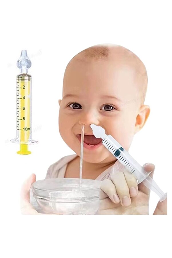 AyrStore Yeniden Kullanılabilir, Manuel Burun Temizleyici 10ml Kapasiteli Burun Açıcı Şırınga (5122)