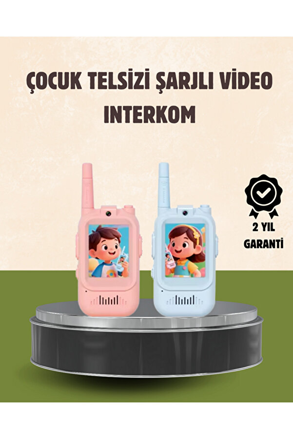 ZERO LAND 1683859782 Görüntülü Walkie Talkie Çocuklar İçin Video (65938) İnterkomlu Oyuncak