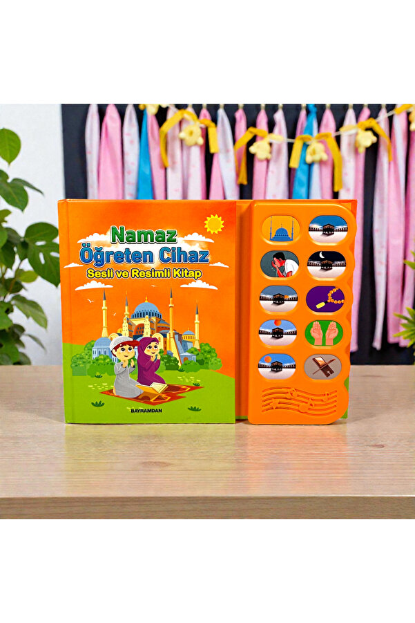 Zey-Al Sesli Namaz Öğreten Kitap | Çocuklar İçin Cihazlı ve Resimli Namaz Eğitimi