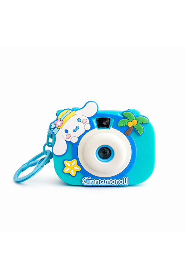 Brumoon Tavşan Cinnamoroll Projeksiyon Yansıtmalı Kamera Anahtarlık