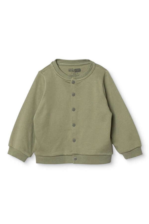 ebebek Hello Baby HelloBaby Erkek Bebek Basic Hırka Çıtçıtlı Bisiklet Yaka Uzun Kol