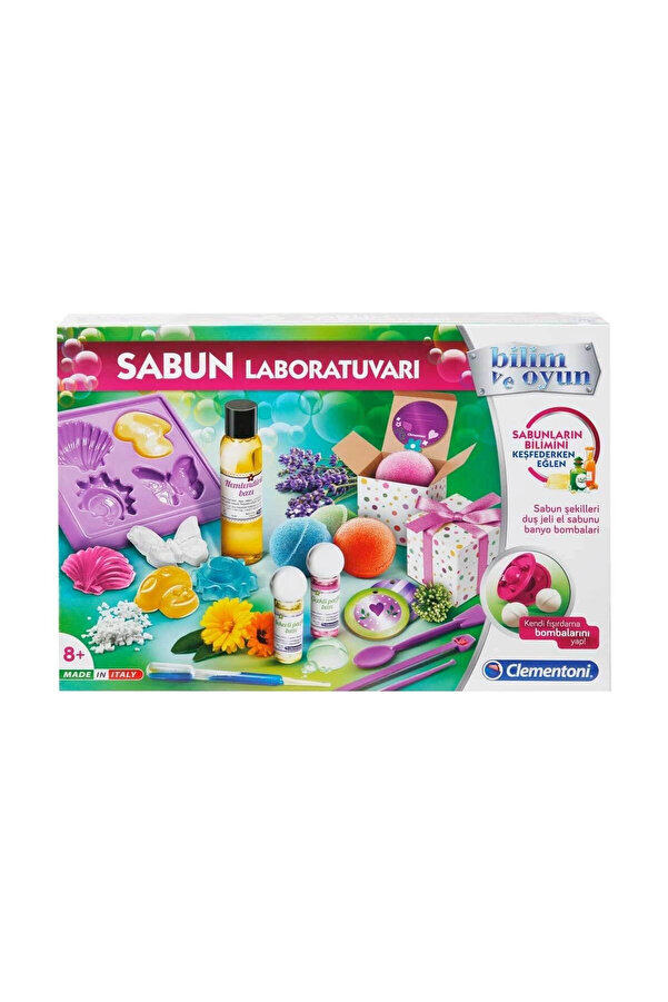 Clementoni 64433 Bilim ve Oyun - Sabun Laboratuvarı +8 yaş