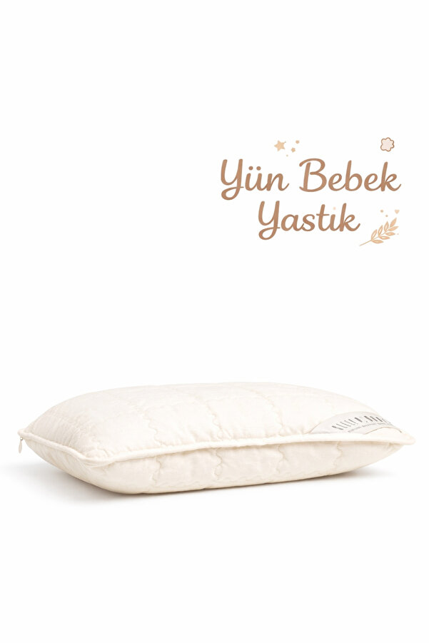 Sleep Garden Yün Bebek Yastık 35x45 cm Tela Çantalı