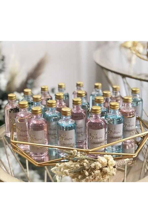 CocoDesign Nikah Nişan Söz Kına Isteme Mevlüt Bebek Doğum Sünnet Şekeri Kolonya 50 Adettir