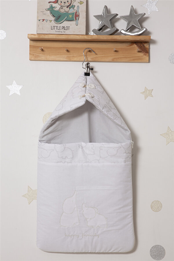 Bebetto DOKUMA ALT AÇMA (HAPPY ANIMAL) GRİ