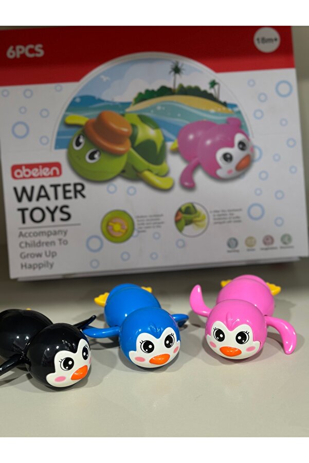BC Kurmalı kendiliğinden banyo küvet havuz denizde yüzen penguen oyuncak