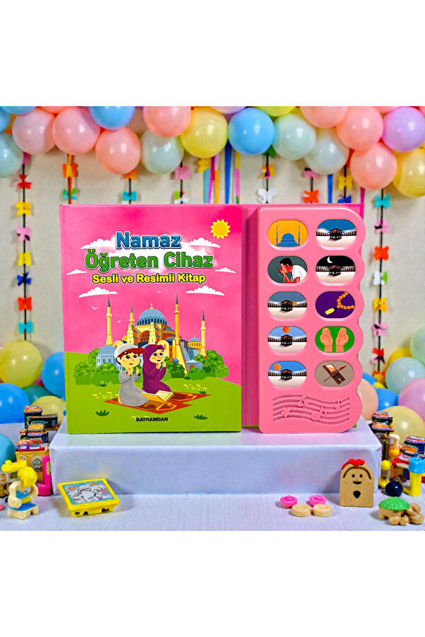 Zey-Al Sesli Namaz Öğreten Kitap | Çocuklar İçin Cihazlı ve Resimli Namaz Eğitimi